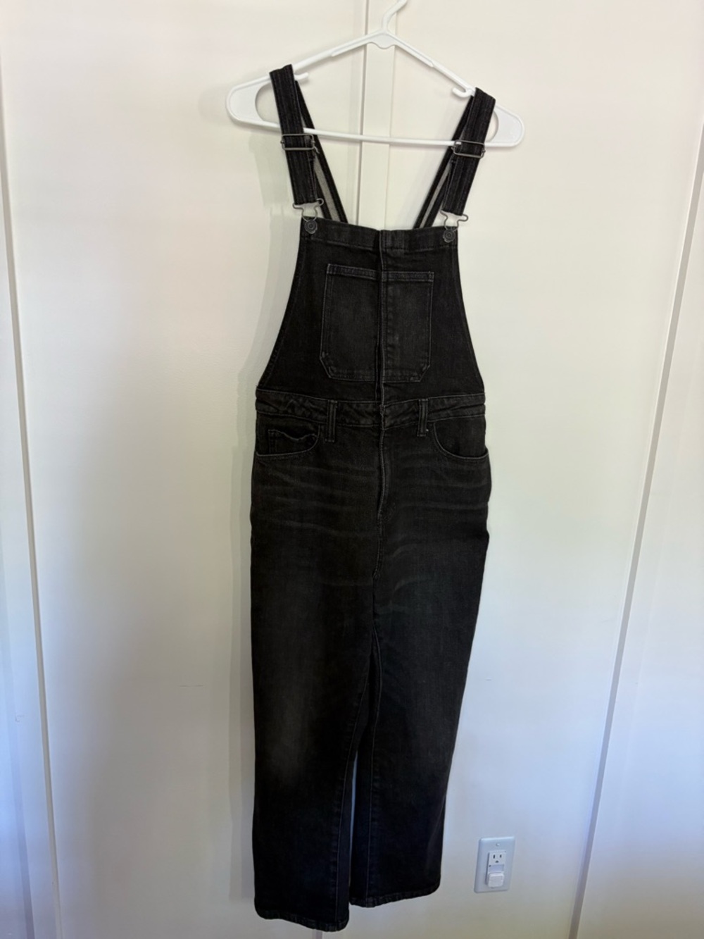 Lucky Brand Black Denim Overalls - Like New - Straight Leg